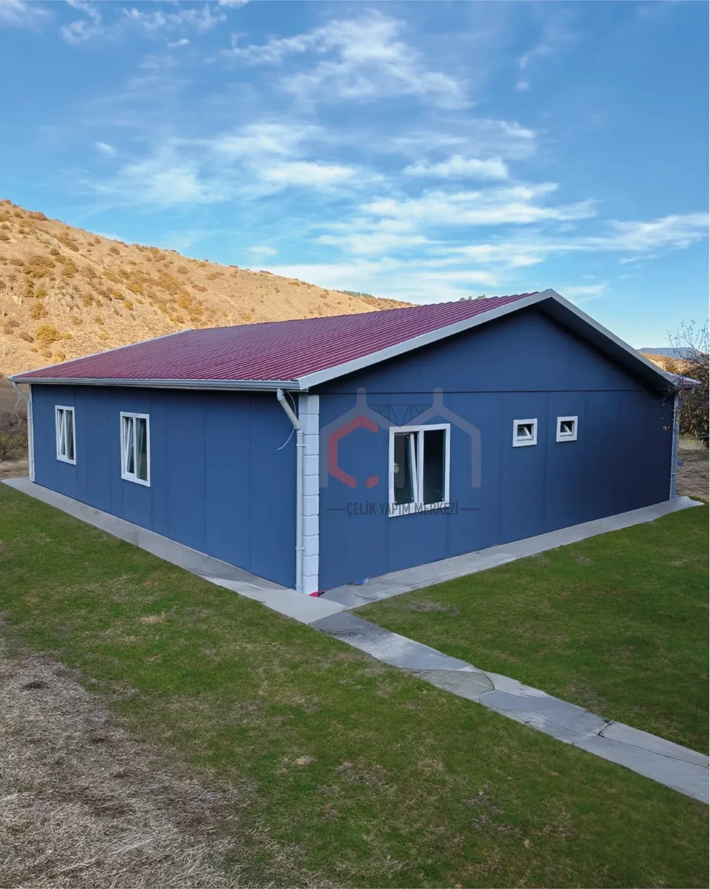 117 m2 prefabrik ev