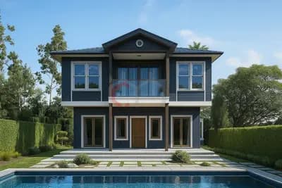 166 m2 4+1 Prefabrik Villa