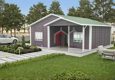84 m2 tek katlı prefabrik