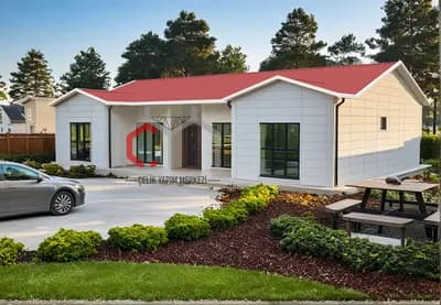 129 m2 tek katlı prefabrik