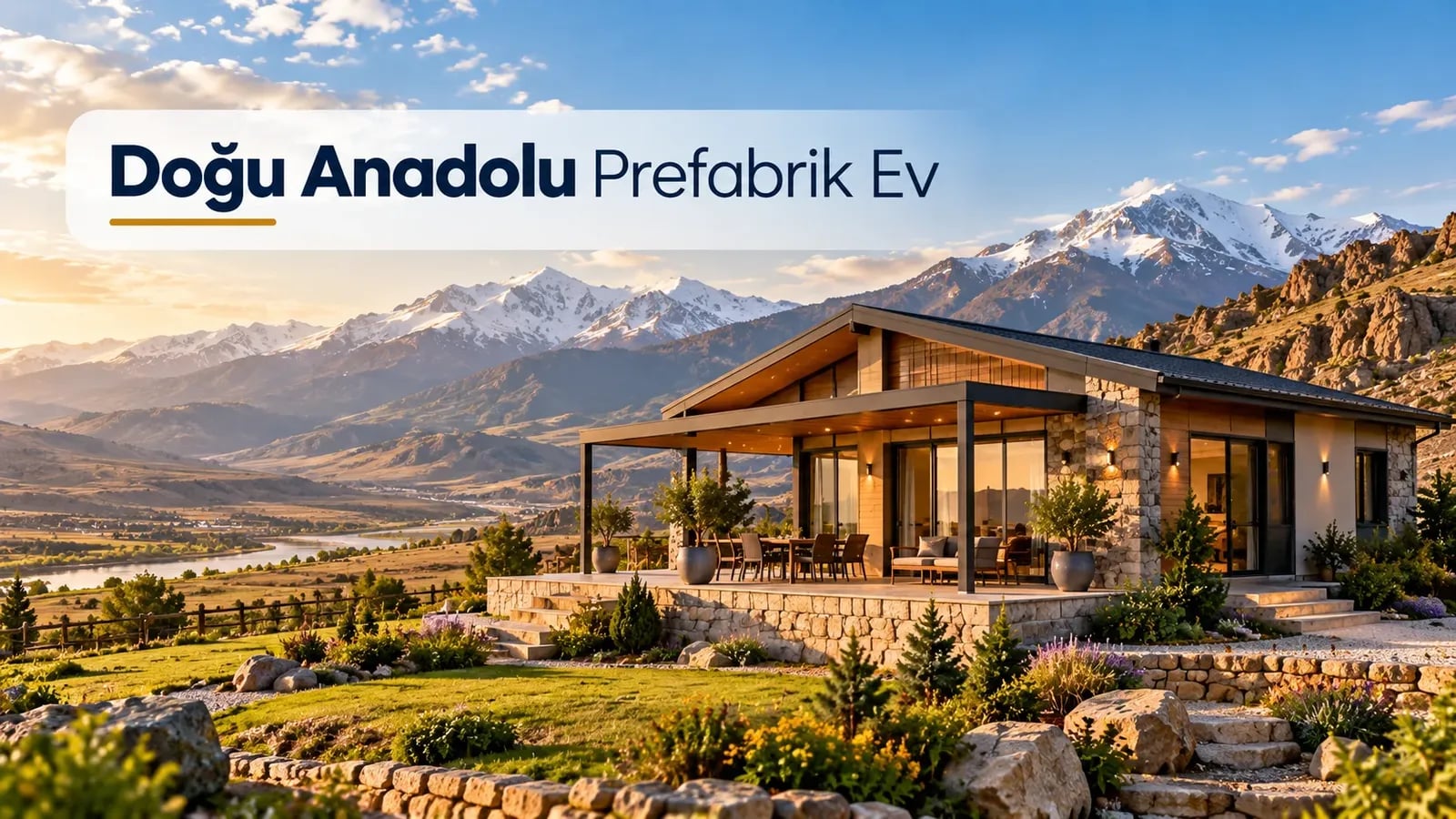 Dogu Anadoluda Modern Prefabrik Ev