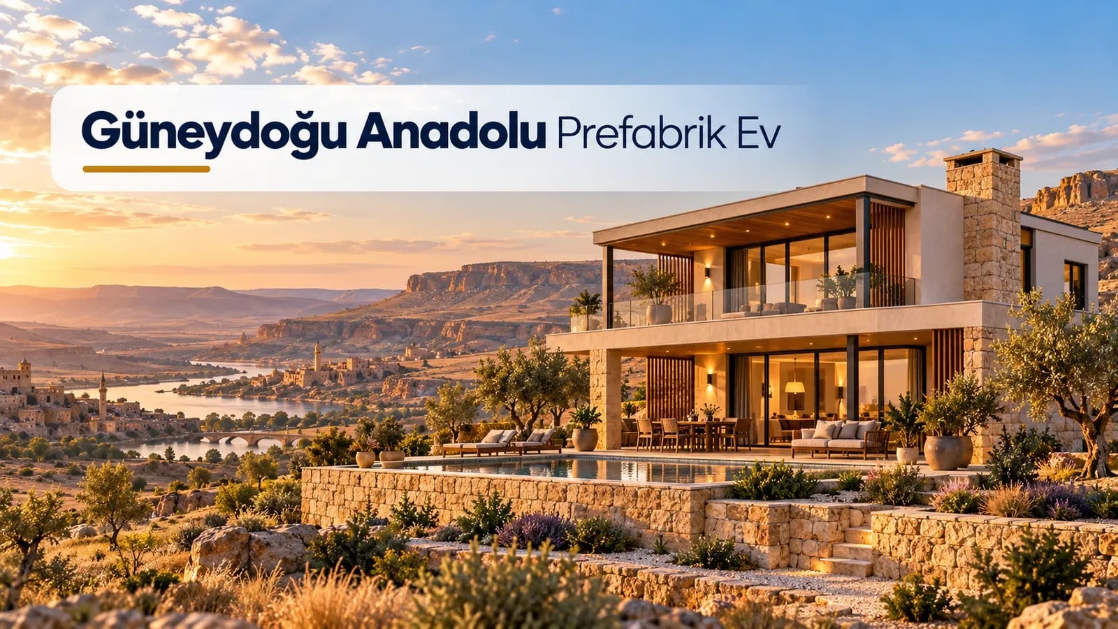 Güneydoğu Anadolu’da Modern Prefabrik Villa
