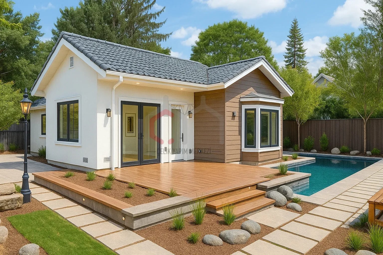 Tek Katlı Prefabrik Villa 89 m2