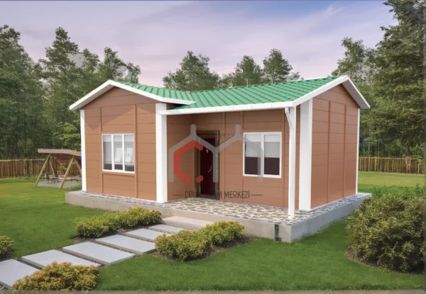 40 m2 tek katlı prefabrik