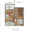 92 m2 çizim 1. kat