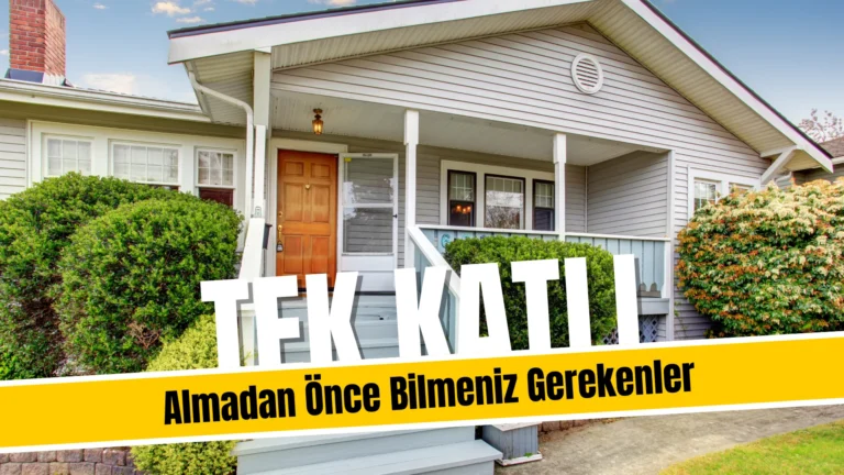 tek katlı