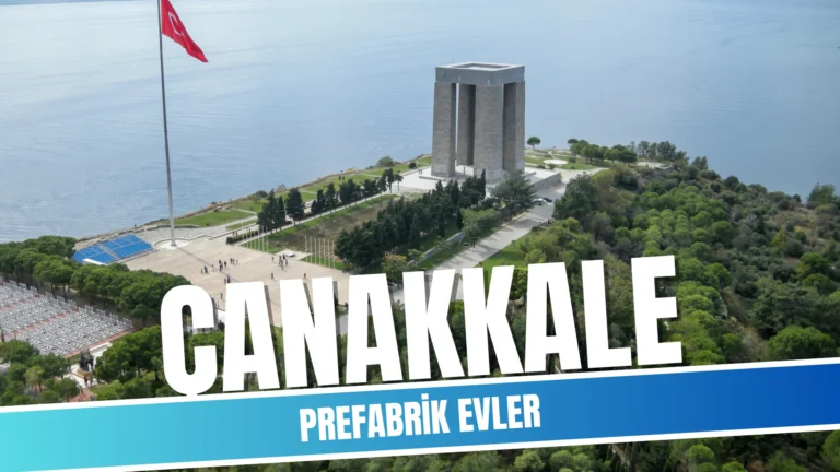 Çanakkale'de prefabrik ev