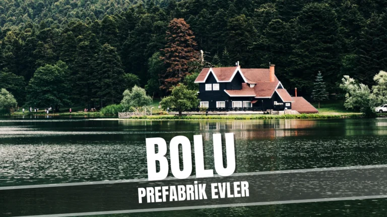 bolu'da prefabrik ev