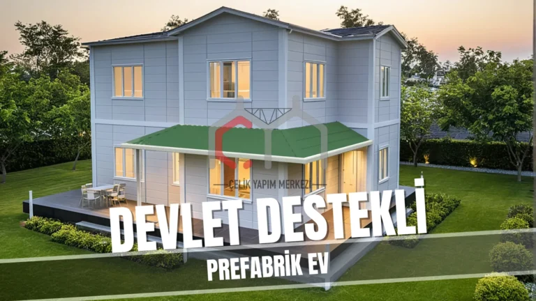 devlet desteği prefabrik ev