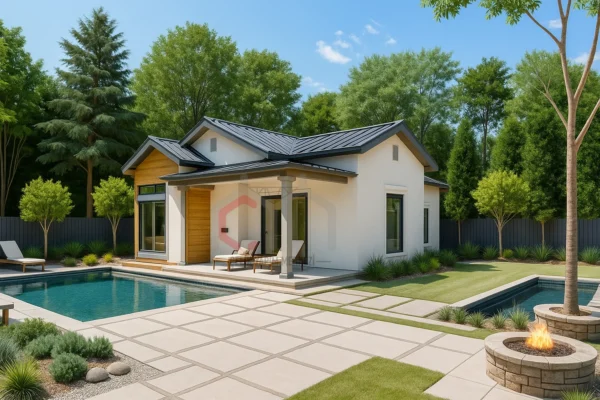 85 m2 Tek Katlı Prefabrik Villa