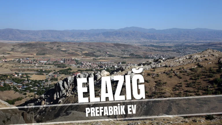 elazığ prefabrik ev
