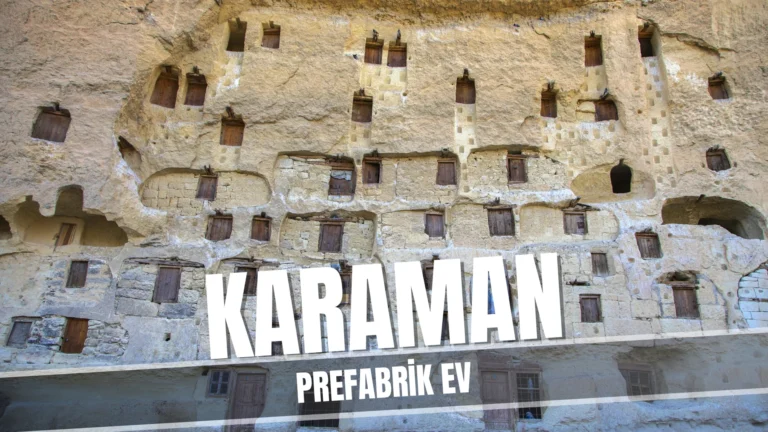 karaman prefabrik ev
