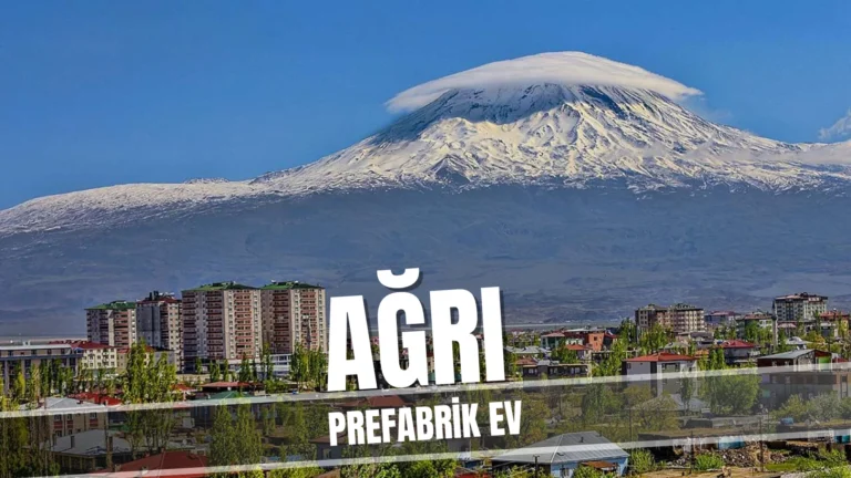 ağrı prefabrik ev