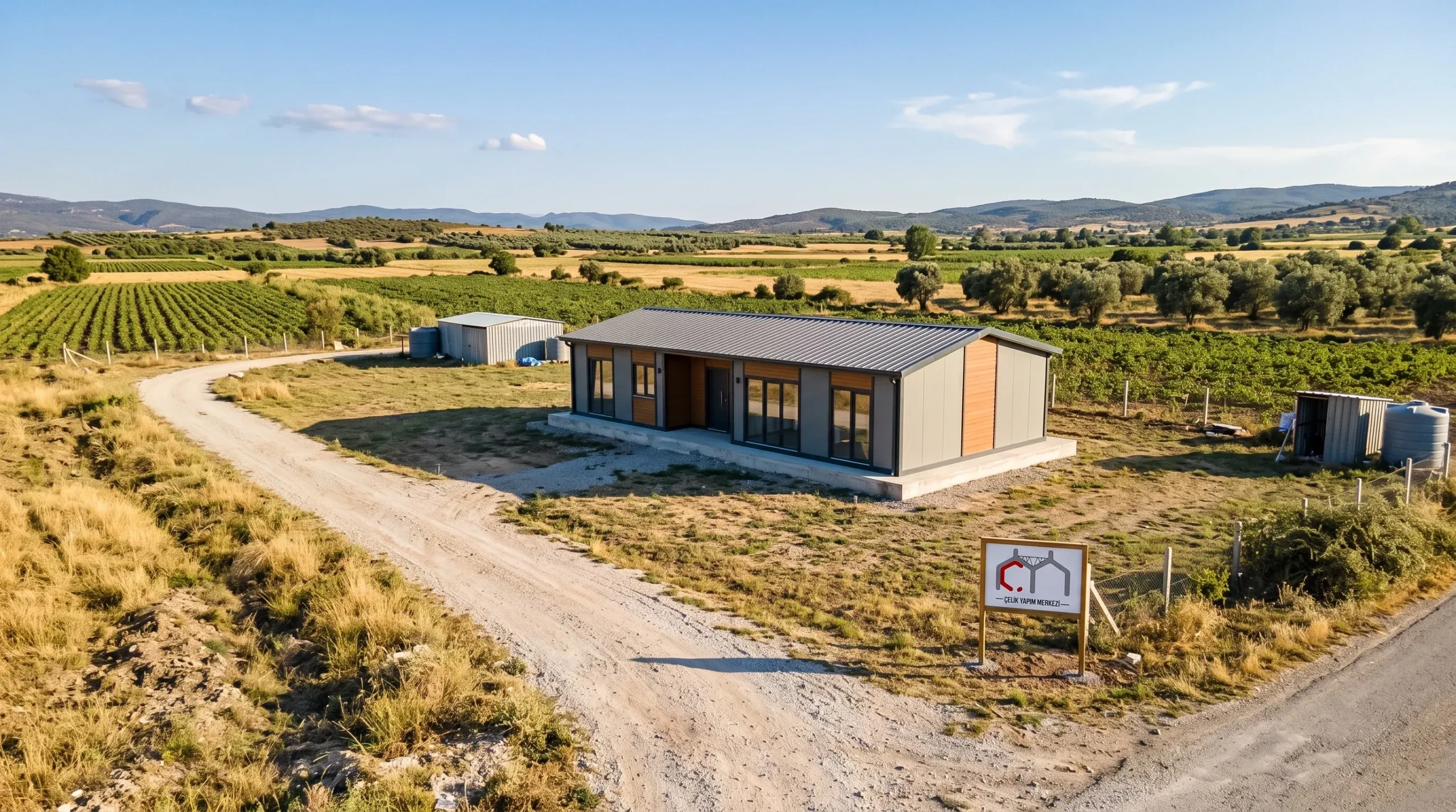 Tarlaya prefabrik ev yapılması ve arazi uygunluğu
